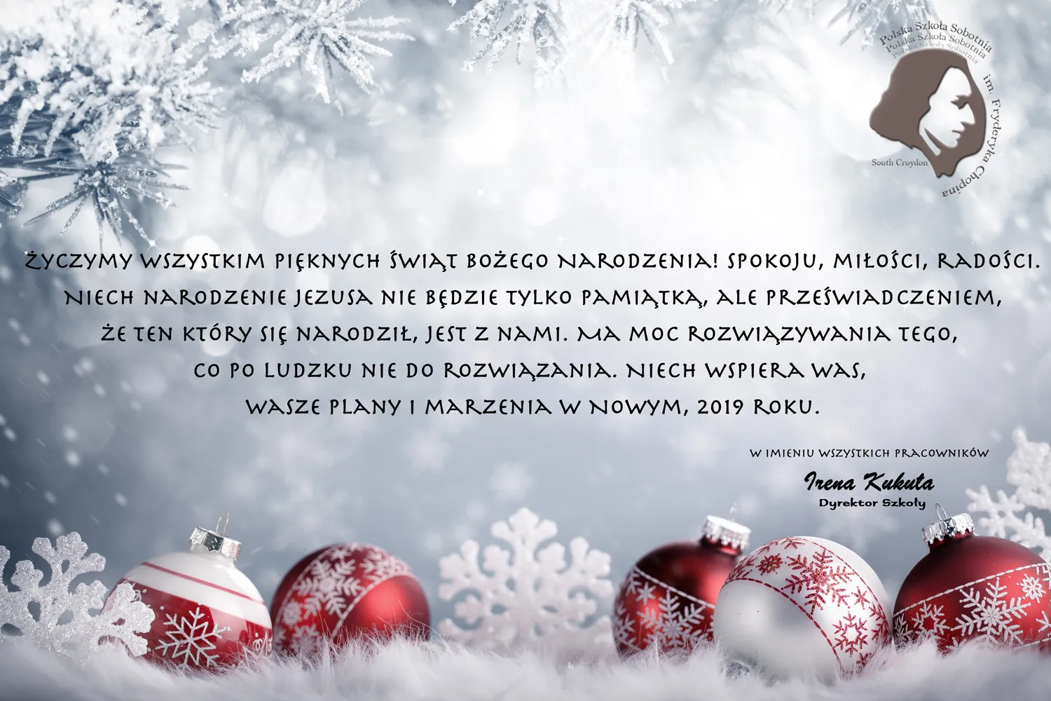 Archive photo — Christmas Information for Parents!