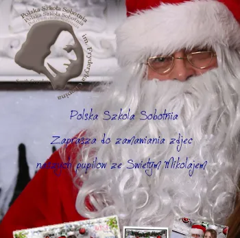 Archiwalne zdjęcie — Spotkanie z Mikołajem